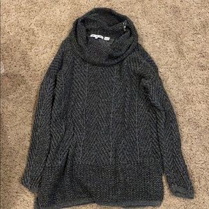 Black and grey sweater